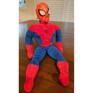 Spiderman‎ Talking Stuffed Plush Vinyl Head 20" Tall Tested Marvel